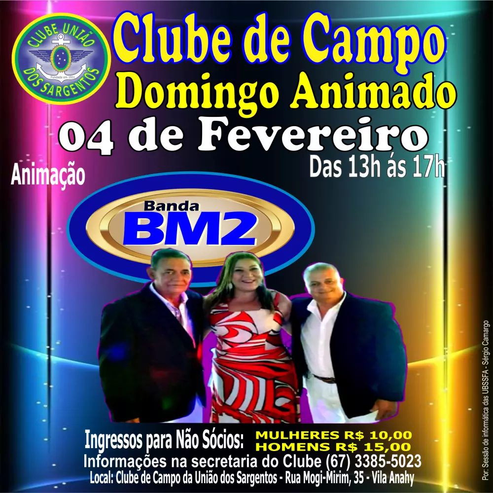 Domingo Animado no Clube de Campo 04/02/2024